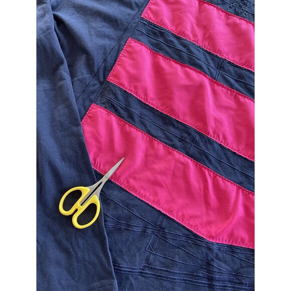 LRL Ralph Lauren Active Colorful Patch L/S Embroidered Top Lady Size XL - Picture 3 of 11